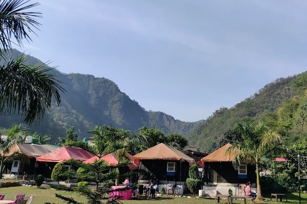 Camping Near Small River