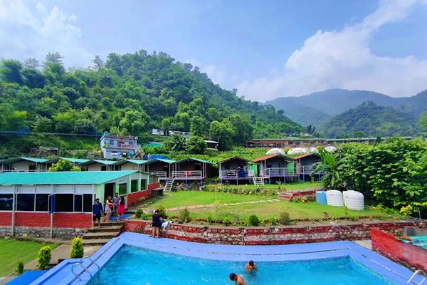 Beautiful Hill View Camps in Rishikesh